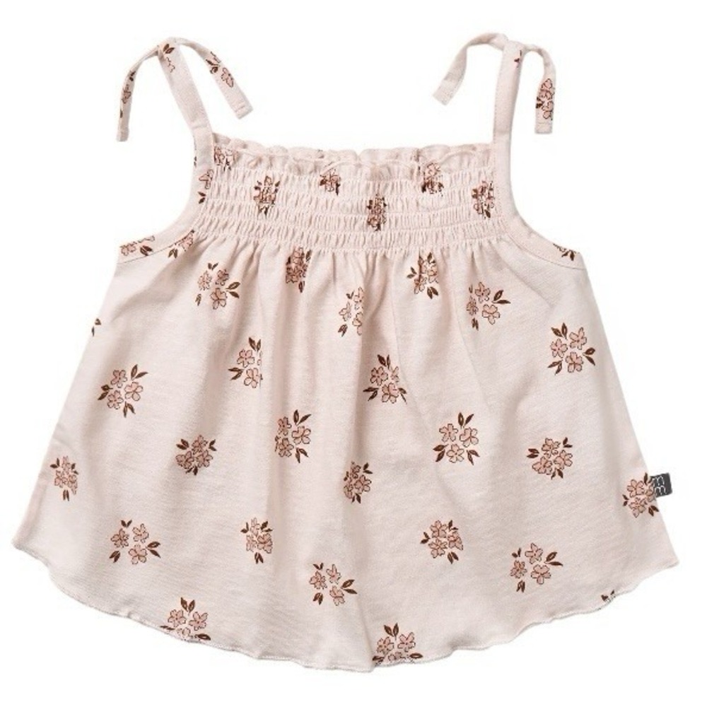 Modern Moments By Gerber Toddler Girl Organic Smocked Top New with Tags 4T Rose